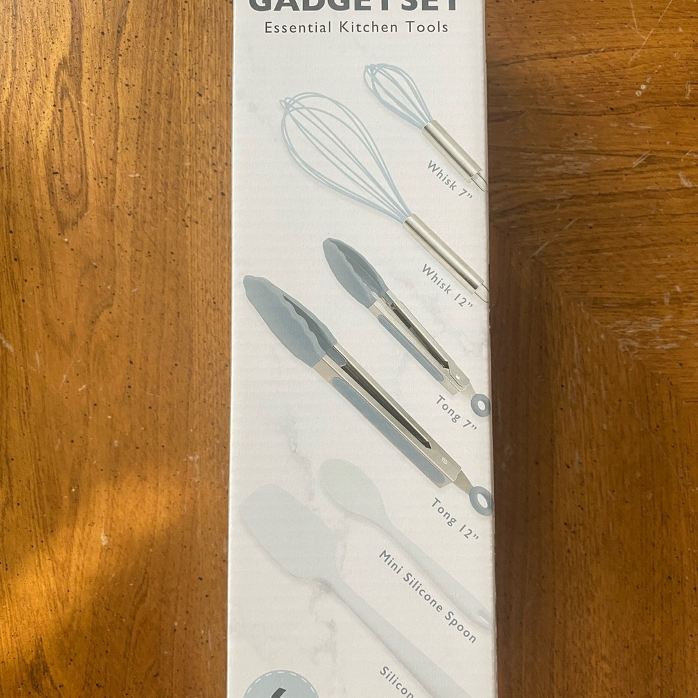 Essential Kitchen Tools - Gray Silicone Utensils